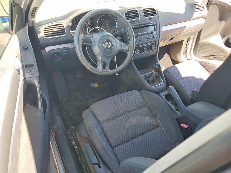 2012 Volkswagen Golf VIN WVWAB7AJ0CW185070 COPART salvage auction — REAR END, AZ - CERT OF TITLE - SALVAGE, sold $750 on 2026-07-24 (photo 8)