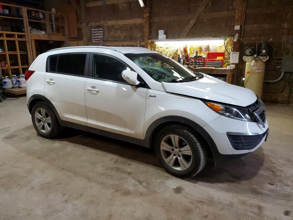 2013 Kia Sportage VIN KNDPBCA20D7518911 COPART salvage auction — FRONT END, Sd - Certificate Of Title, sold $1,100 on 2026-07-28 (photo 4)