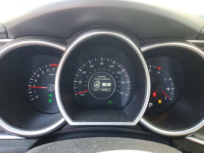 2015 Kia Optima VIN 5XXGN4A75FG407662 COPART salvage auction — HAIL, Il - Salvage Certificate, sold $1,200 on 2026-07-28 (photo 9)