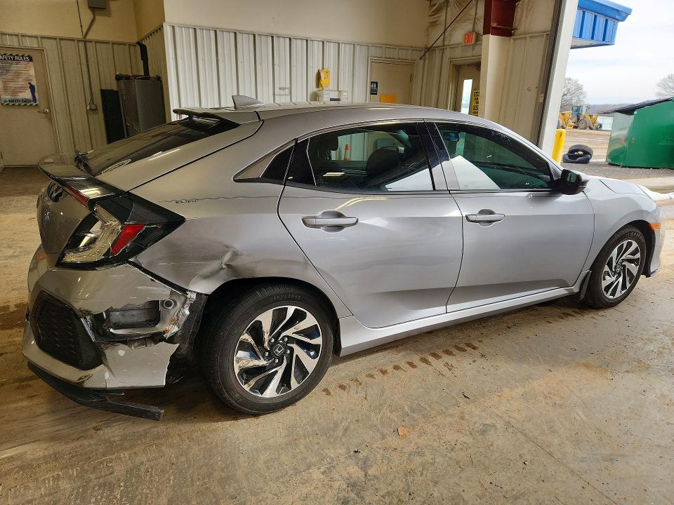 2017 Honda Civic VIN SHHFK7H29HU224351 COPART salvage auction — REAR END, Il - Salvage Certificate, sold $1,400 on 2026-07-14 (photo 3)