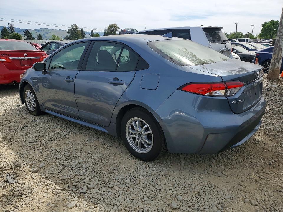 2021 Toyota Corolla VIN JTDEAMDE5MJ027999 COPART salvage auction — SIDE, CA - SALVAGE CERTIFICATE, sold $6,600 on 2026-07-09 (photo 2)