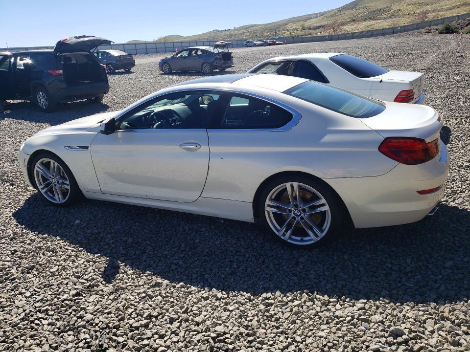 2015 BMW 6er VIN WBAYM9C59FD248359 COPART salvage auction — FRONT END, Nv - Certificate Of Title, sold $5,400 on 2026-07-30 (photo 2)