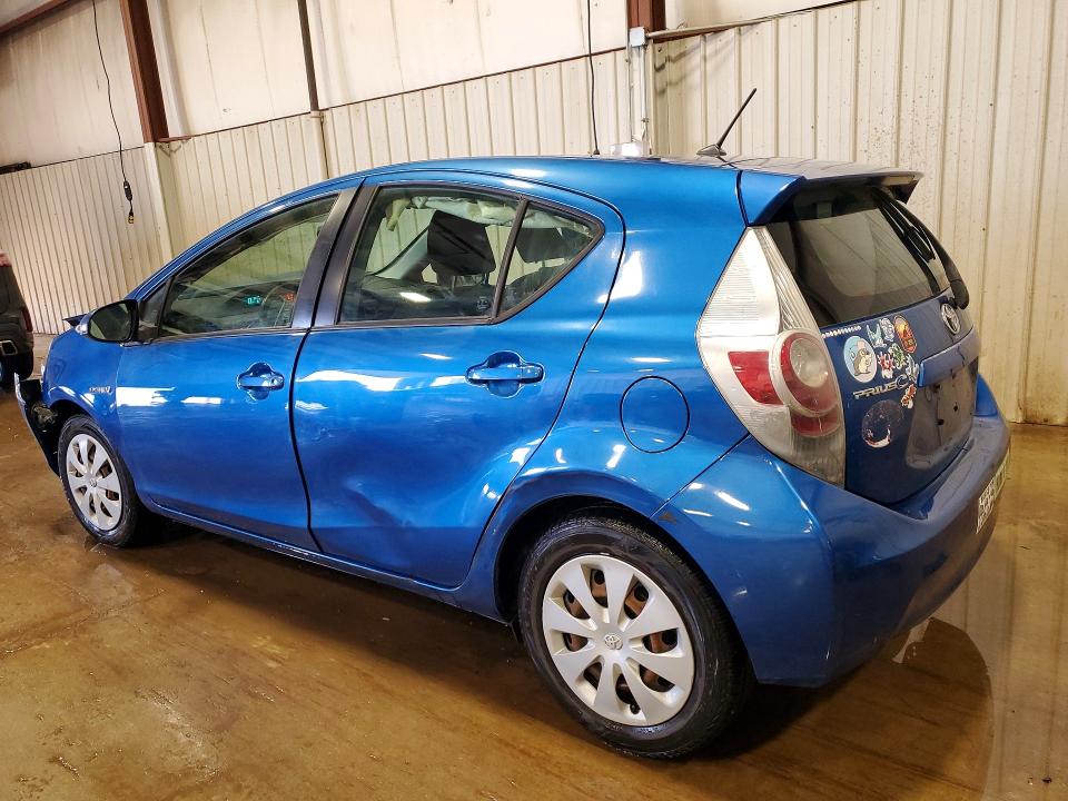 2013 Toyota VIN JTDKDTB31D1534873 COPART salvage auction — FRONT END, Pa - Certificate Of Salvage, sold $175 on 2026-07-10 (photo 2)