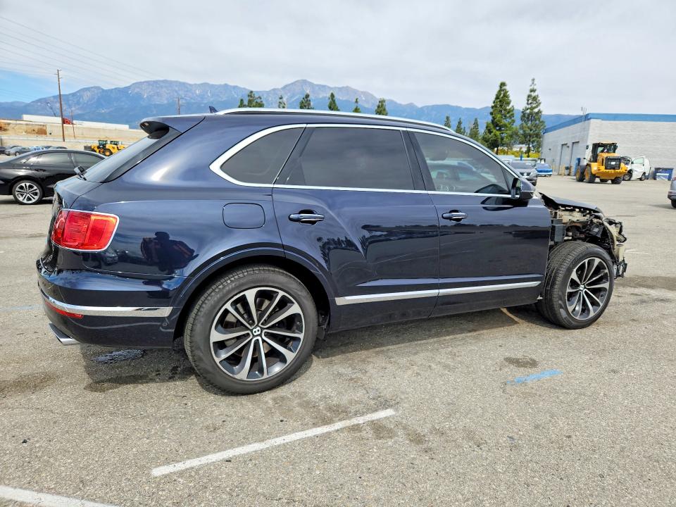 2018 Bentley Bentayga VIN SJAAC2ZV8JC021752 COPART salvage auction — FRONT END, Ca - Salvage Certificate, sold $4,700 on 2026-07-21 (photo 3)