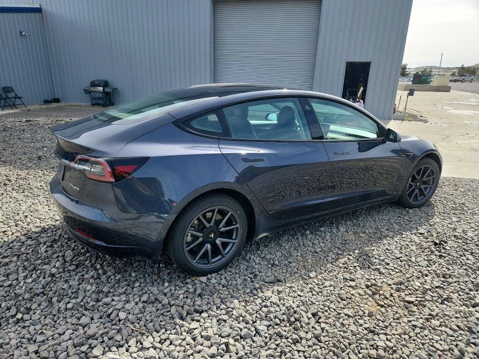 2021 Tesla Model 3 VIN 5YJ3E1EB7MF065630 COPART salvage auction — SIDE, Ca - Salvage Certificate, sold $5,800 on 2026-07-30 (photo 3)