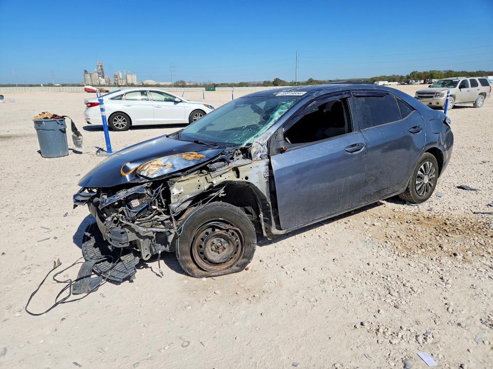 2016 Toyota Corolla VIN 5YFBURHE9GP399833 COPART salvage auction — FRONT END, Tx - Salvage Vehicle Title, sold $1,650 on 2026-07-30 (photo 1)