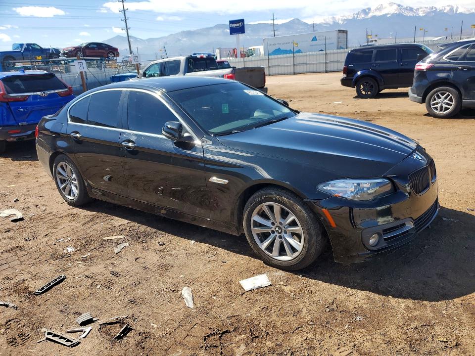 2015 BMW 5er VIN WBA5A7C51FD627677 COPART salvage auction — FRONT END, Co - Salvage Title, sold $3,000 on 2026-07-29 (photo 4)