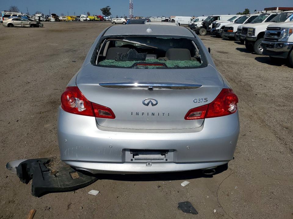 2011 Infiniti G37 VIN JN1CV6AP3BM501332 COPART salvage auction — STRIPPED, Ca - Salvage Certificate, sold $225 on 2026-07-06 (photo 6)
