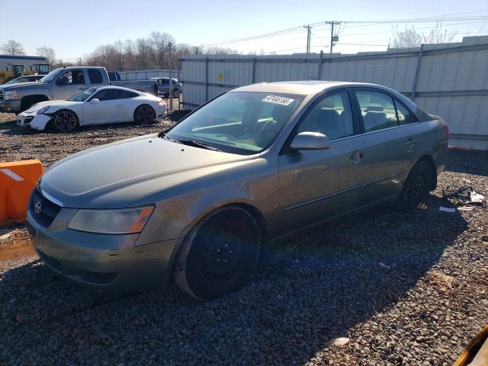 2008 Hyundai Sonata VIN 5NPET46F38H334005 COPART salvage auction — FRONT END, Pa - Cert Of Title, sold $350 on 2026-07-24 (photo 1)