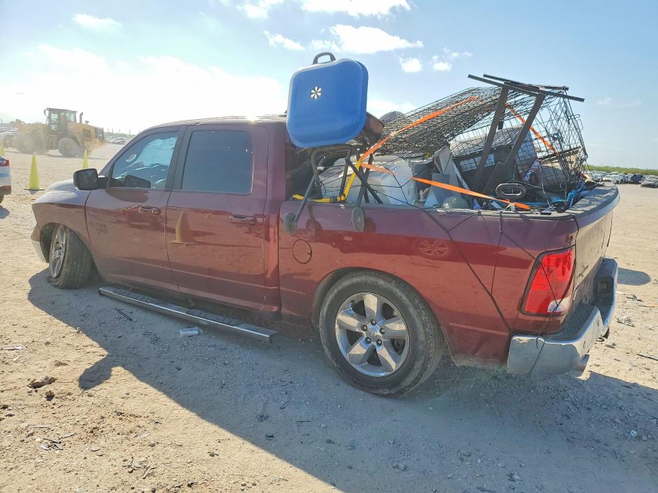2019 Ram 1500 VIN 1C6RR6LT7KS512696 COPART salvage auction — FRONT END, Tx - Salvage Vehicle Title, sold $4,500 on 2026-07-02 (photo 2)