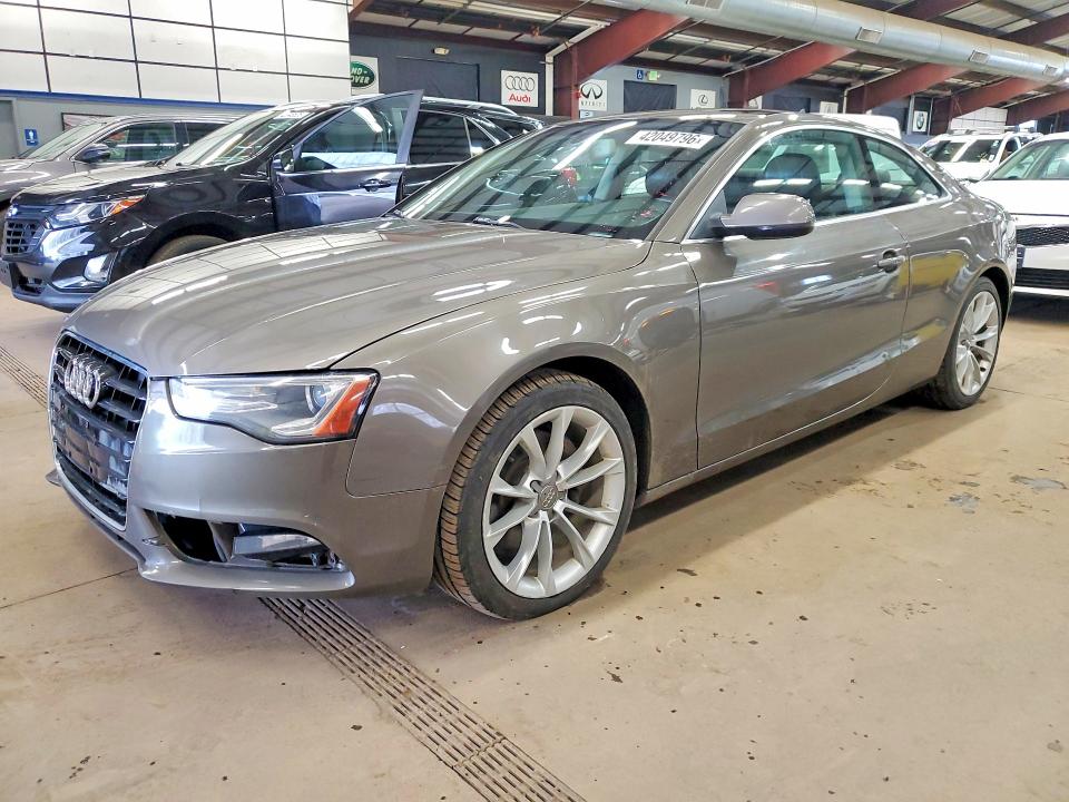 2014 Audi A5 VIN WAULFAFR8EA049615 COPART salvage auction — FRONT END, Nh - Certificate Of Title, sold $2,200 on 2026-07-09 (photo 1)