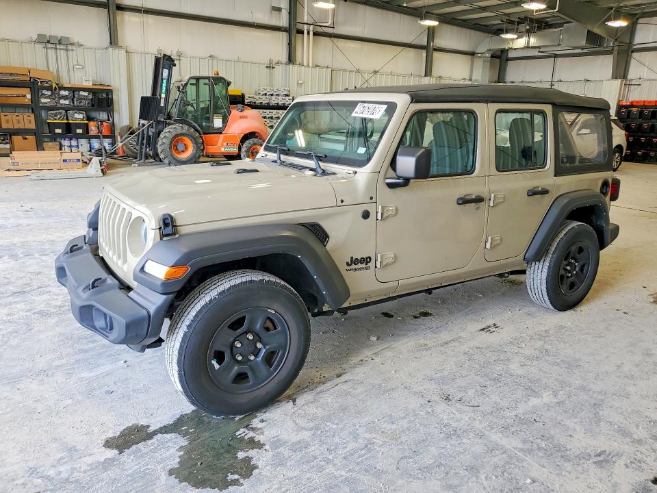 2022 Jeep Wrangler unlimited VIN 1C4HJXDN3NW226875 — COPART salvage auction photo