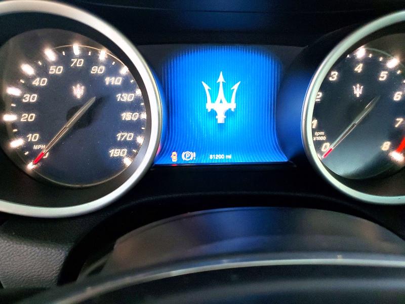2015 Maserati Ghibli VIN ZAM57RTA6F1154222 COPART salvage auction — MINOR DENT/SCRATCHES, Salvage Title, sold $1,950 on 2026-08-10 (photo 9)