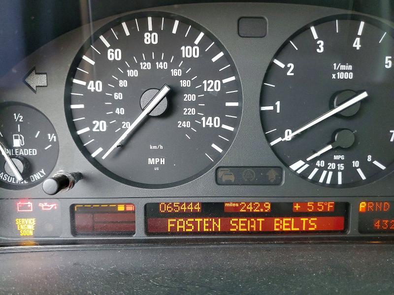 2003 BMW 5 series VIN WBADN634X3GN88129 COPART salvage auction — FRONT END, Tn - Salvage Certificate, sold $1,300 on 2026-07-14 (photo 9)