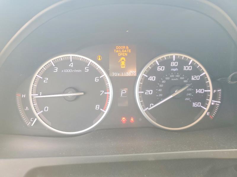 2018 Acura Rdx VIN 5J8TB3H54JL014302 COPART salvage auction — REAR END, MS - CERT OF TITLE-SALVAGED, sold $3,350 on 2026-07-19 (photo 9)