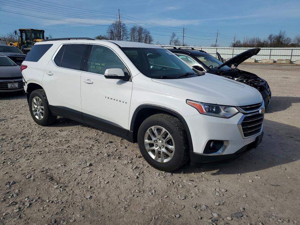 2021 Chevrolet Traverse VIN 1GNEVHKW2MJ192150 COPART salvage auction — REAR END, Mo - Salvage Certificate Of Title, sold $3,200 on 2026-07-03 (photo 4)