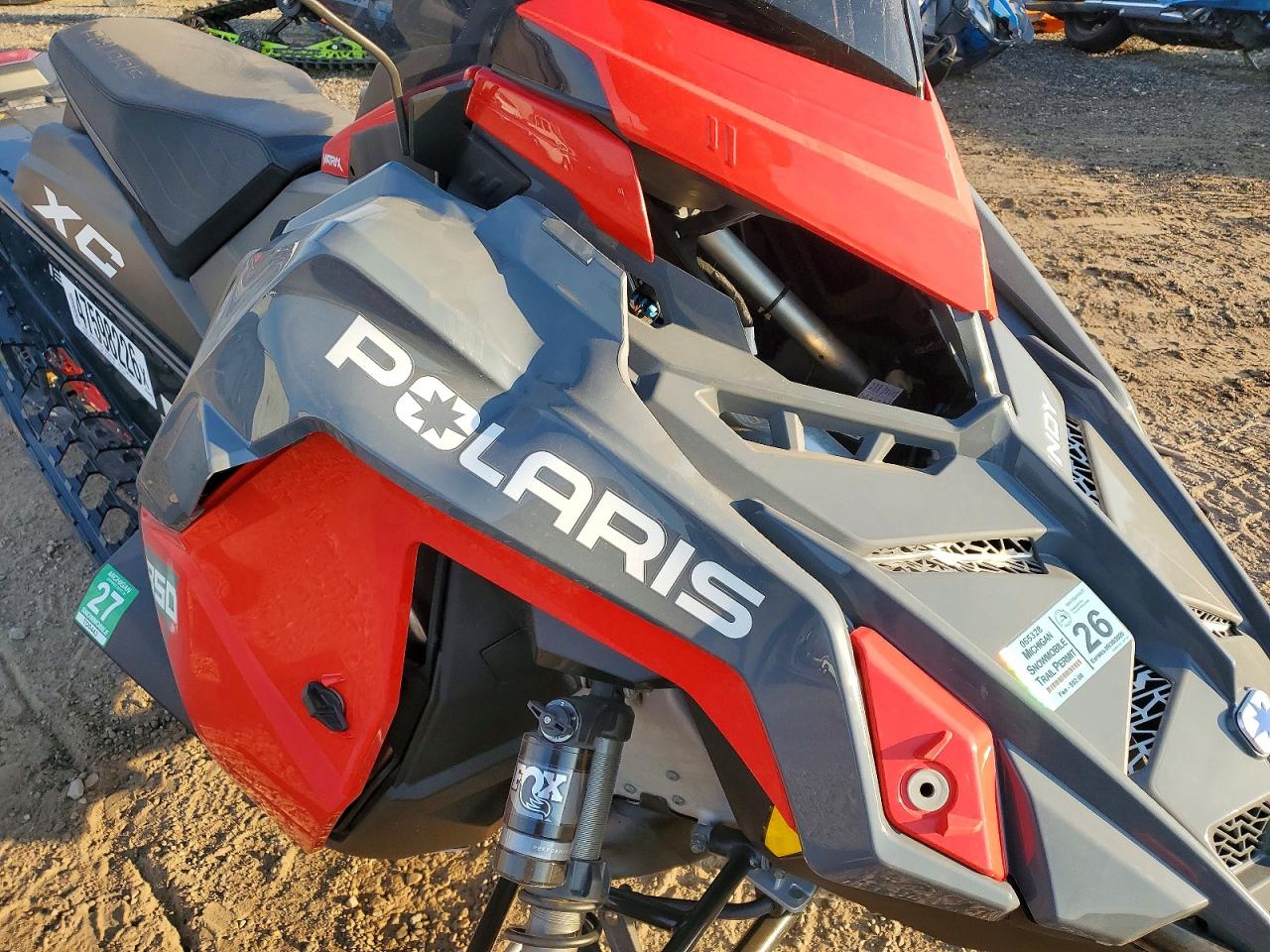 2024 Polaris 850 VIN SN1TDP8R2RC205759 COPART salvage auction — Front End, MI - SNOWMOBILE REGISTRATION, sold $5,400 on 2026-07-09 (photo 9)