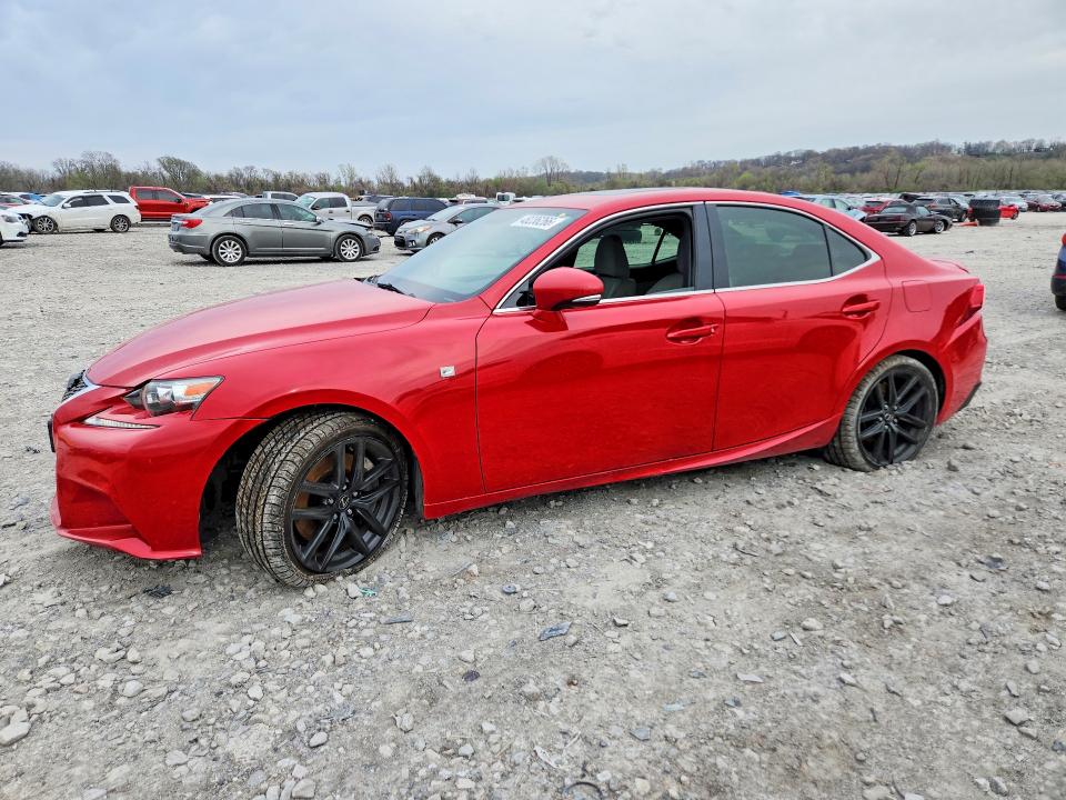 2016 Lexus Is VIN JTHBA1D20G5014631 COPART salvage auction — FRONT END, Wv - Salvage Certificate, sold $3,900 on 2026-07-27 (photo 1)