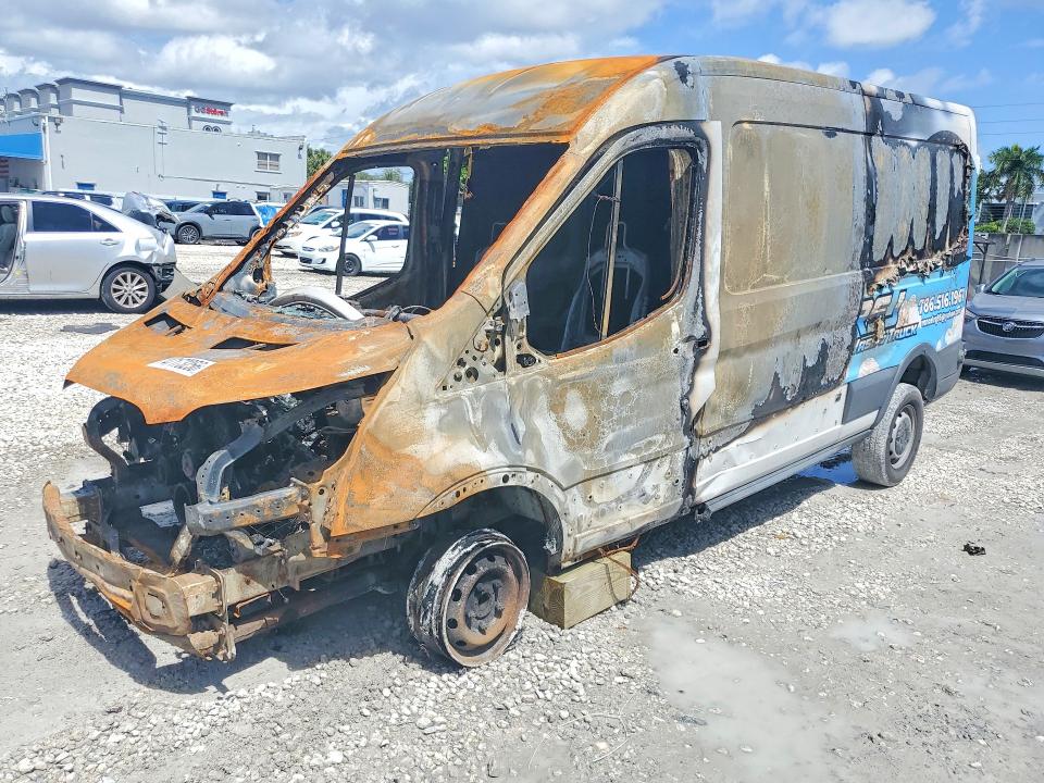 2019 Ford Transit VIN 1FTBW2CG1KKA18980 — COPART salvage auction photo