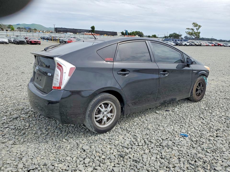 2014 Toyota Prius VIN JTDKN3DU6E1741814 COPART salvage auction — FRONT END, Ca - Salvage Certificate, sold $850 on 2026-07-13 (photo 3)