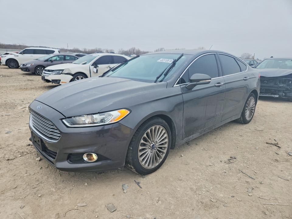 2016 Ford Fusion VIN 3FA6P0K99GR390100 COPART salvage auction — FRONT END, Ks - Cert Of Title-Salvage, sold $1,600 on 2026-07-09 (photo 1)
