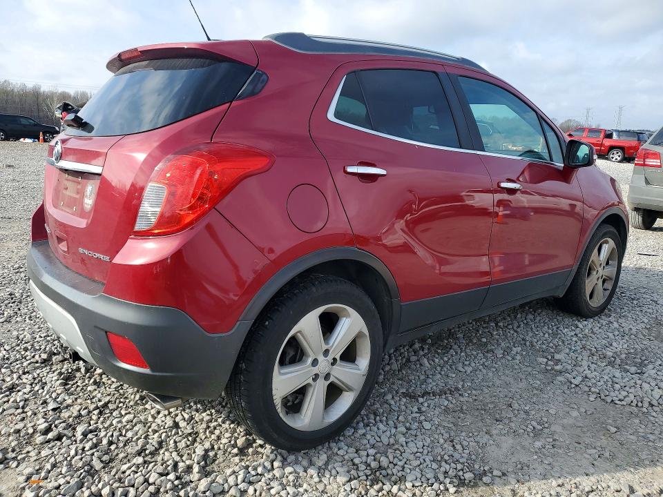 2016 Buick Encore VIN KL4CJASB4GB696224 COPART salvage auction — FRONT END, Tn - Salvage Certificate, sold $50 on 2026-07-02 (photo 3)