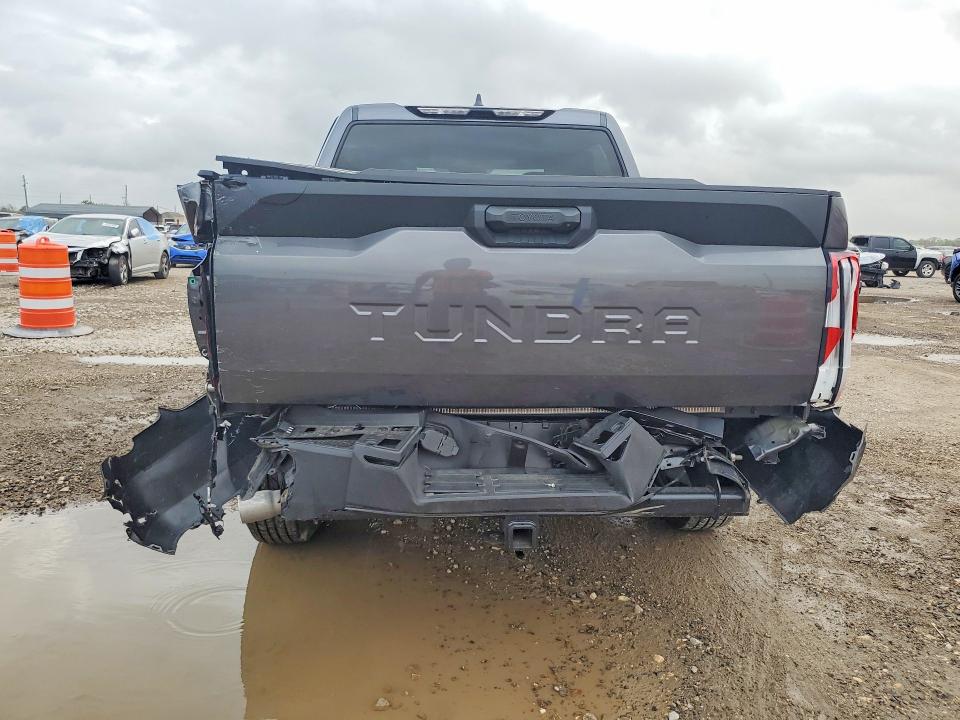 2026 Toyota Tundra VIN 5TFKB5AB4TX052680 COPART salvage auction — Rear End, TX - SALVAGE VEHICLE TITLE (P), sold $12,000 on 2026-04-23 (photo 6)