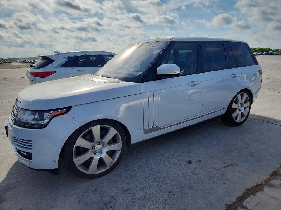 2017 Land rover RANGE ROVER VIN SALGS2FEXHA351813 COPART salvage auction — MECHANICAL, Tx - Certificate Of Title, sold $8,800 on 2026-07-21 (photo 1)