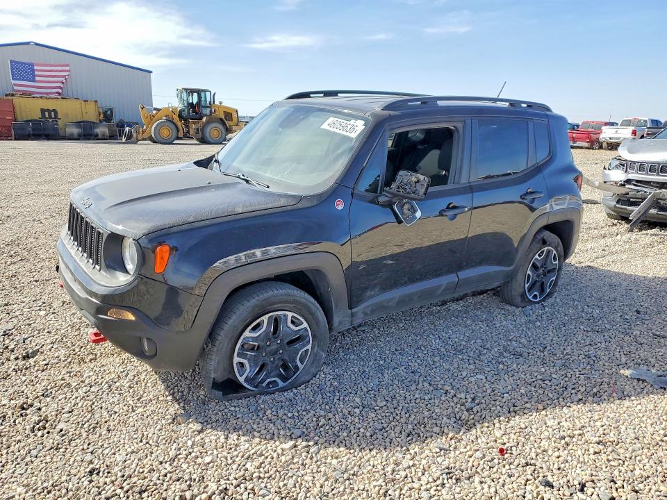 2017 Jeep Renegade VIN ZACCJBCB7HPF93252 COPART salvage auction — FRONT END, Tx - Salvage Vehicle Title, sold $100 on 2026-07-07 (photo 1)