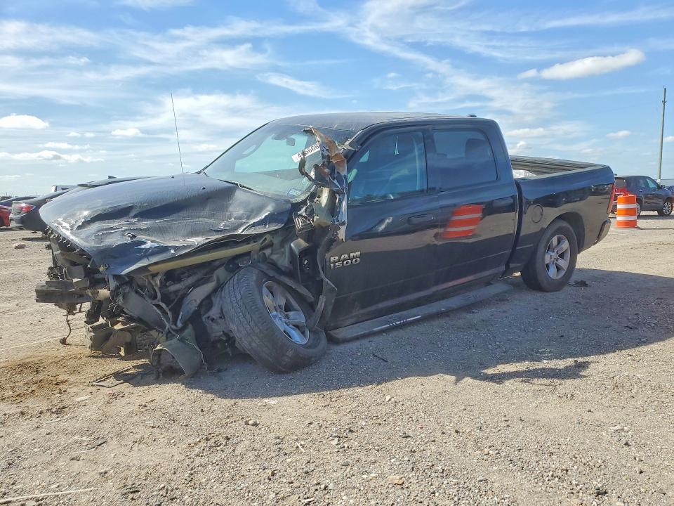 2017 Ram 1500 VIN 1C6RR7KT7HS819642 COPART salvage auction — FRONT END, TX - SALVAGE VEHICLE TITLE, sold $1,500 on 2026-07-02 (photo 1)