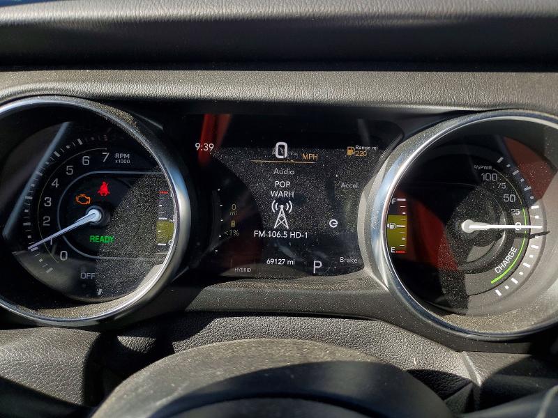 2021 Jeep Wrangler / VIN 1C4JJXP65MW781881 COPART salvage auction — MINOR DENT/SCRATCHES, Mo - Certificate Of Title, sold $11,600 on 2026-07-09 (photo 9)