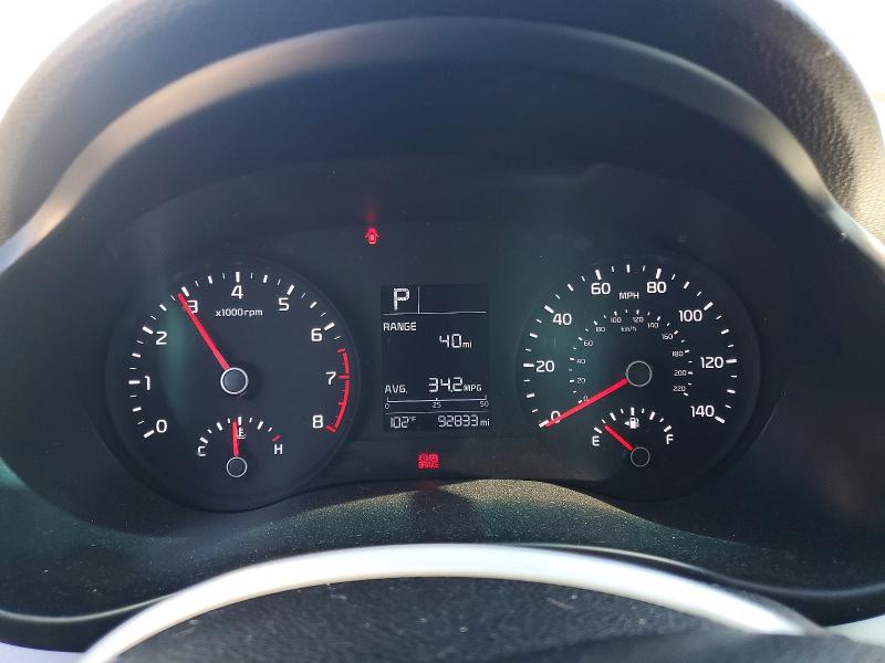 2019 Kia Rio VIN 3KPA24AB3KE241325 COPART salvage auction — FRONT END, Nv - Salvage Title, sold $2,300 on 2026-07-20 (photo 9)
