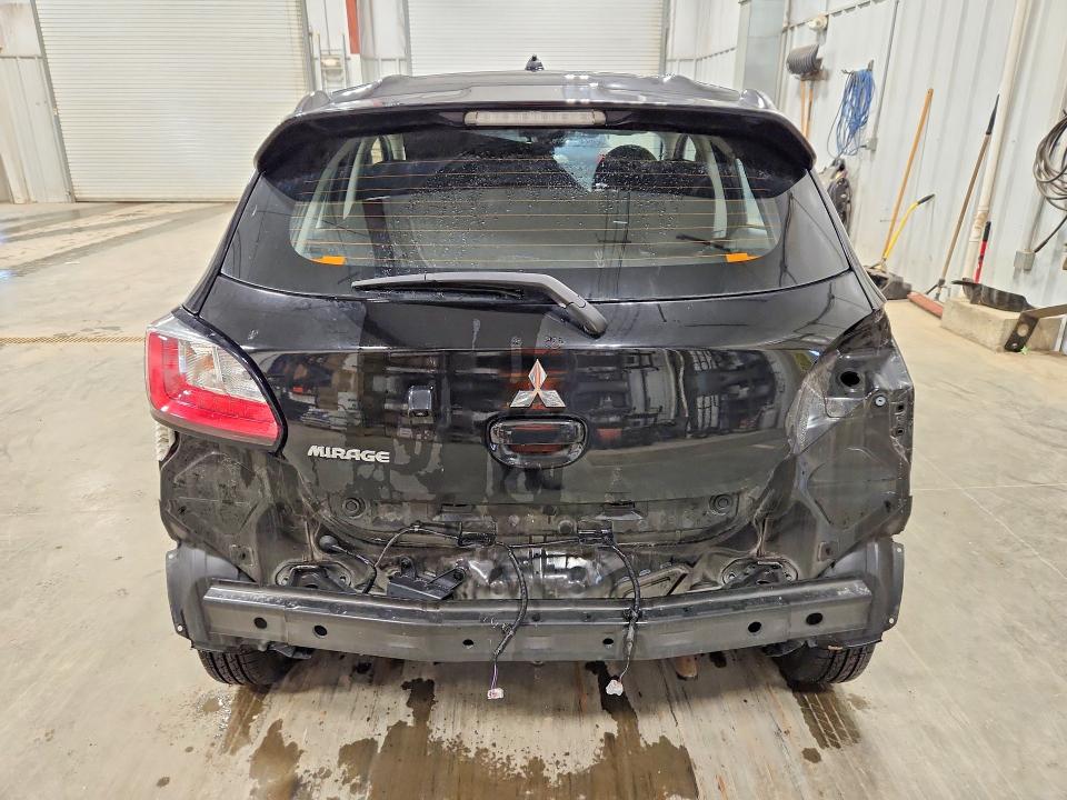2024 Mitsubishi Mirage VIN ML32AUHJ2RH003509 COPART salvage auction — REAR END, Wv - Salvage Certificate, sold $1,050 on 2026-07-07 (photo 6)