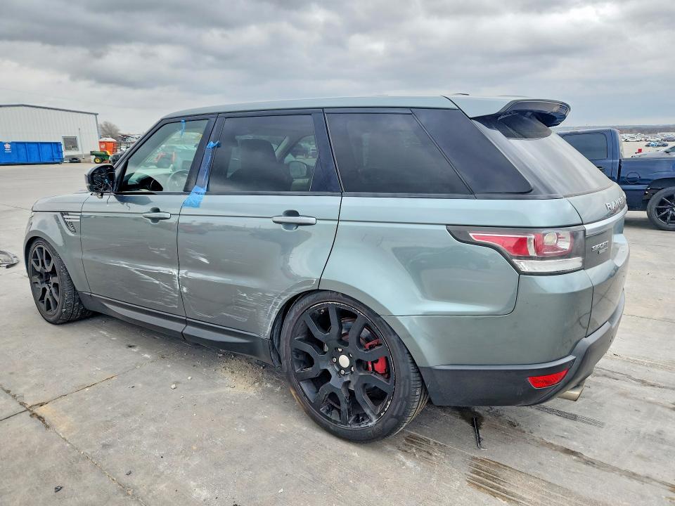 2014 Land rover Range rover sport VIN SALWR2WF3EA388536 COPART salvage auction — REAR END, Tx - Salvage Vehicle Title, sold $2,550 on 2026-07-02 (photo 2)