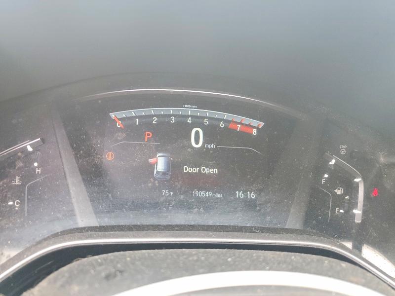 2017 Honda Cr-v VIN 7FARW1H89HE016589 COPART salvage auction — MECHANICAL, Wv - Certificate Of Title (P), sold $6,700 on 2026-07-28 (photo 9)