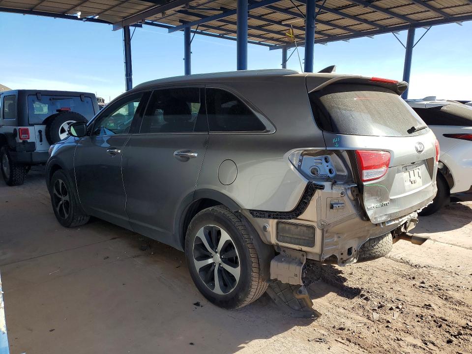 2016 Kia Sorento VIN 5XYPH4A10GG056997 COPART salvage auction — REAR END, Salvage Title, sold $2,200 on 2026-07-23 (photo 2)