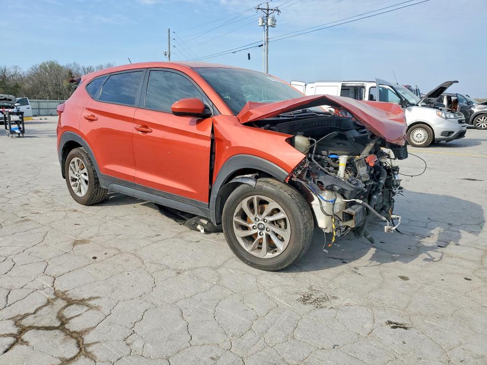 2017 Hyundai Tucson VIN KM8J23A45HU537254 COPART salvage auction — FRONT END, Tn - Salvage Certificate, sold $900 on 2026-07-20 (photo 4)