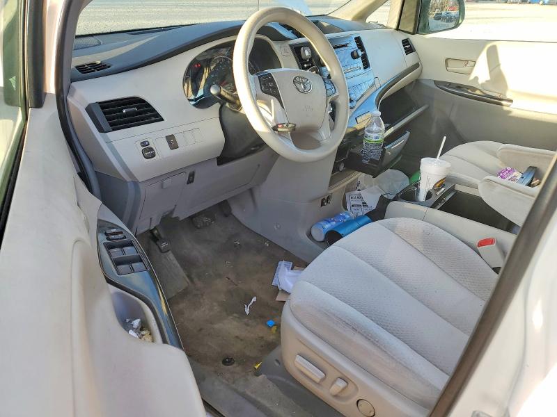2013 Toyota VIN 5TDKK3DC6DS353676 COPART salvage auction — REAR END, Nc - Salvage Certificate Of Title, sold $550 on 2026-07-02 (photo 8)