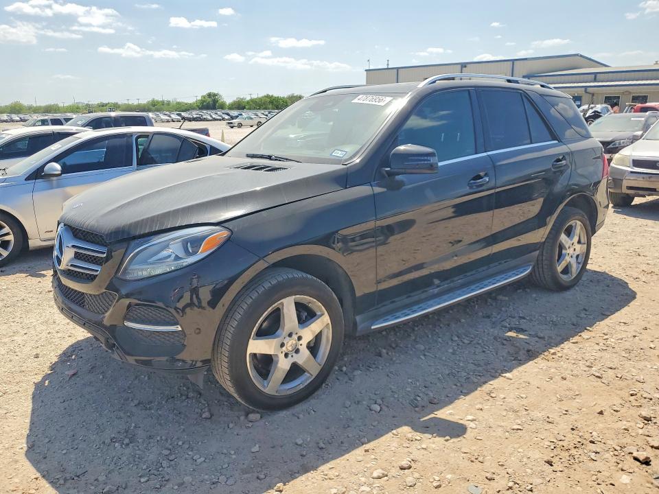 2017 Mercedes-benz Gle class VIN 4JGDA5JBXHA931490 COPART salvage auction — FRONT END, Tx - Salvage Vehicle Title, sold $6,900 on 2026-07-02 (photo 1)