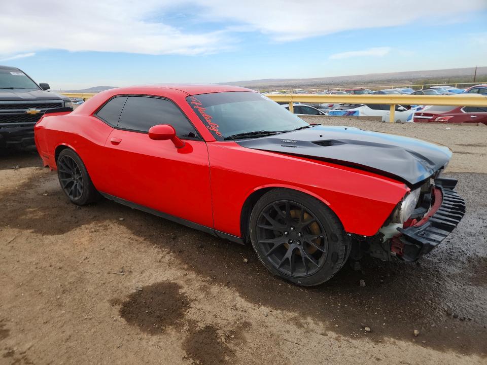 2014 Dodge Challenger VIN 2C3CDYBT8EH186370 COPART salvage auction — FRONT END, Nm - Cert Of Title-Salvage, sold $875 on 2026-07-30 (photo 4)