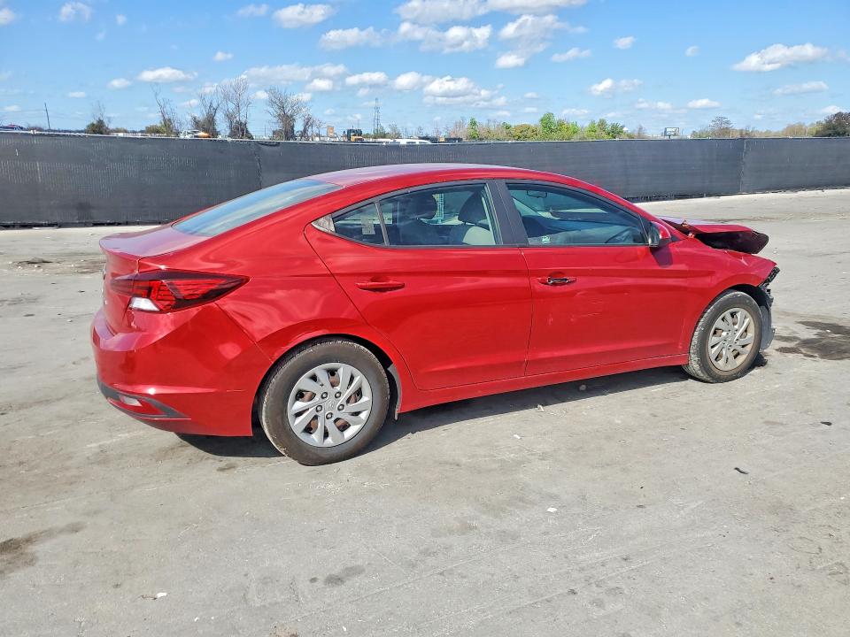 2019 Hyundai Elantra VIN KMHD74LF8KU816479 COPART salvage auction — FRONT END, FL - CERT OF TITLE SLVG REBUILDABLE, sold $1,850 on 2026-07-02 (photo 3)