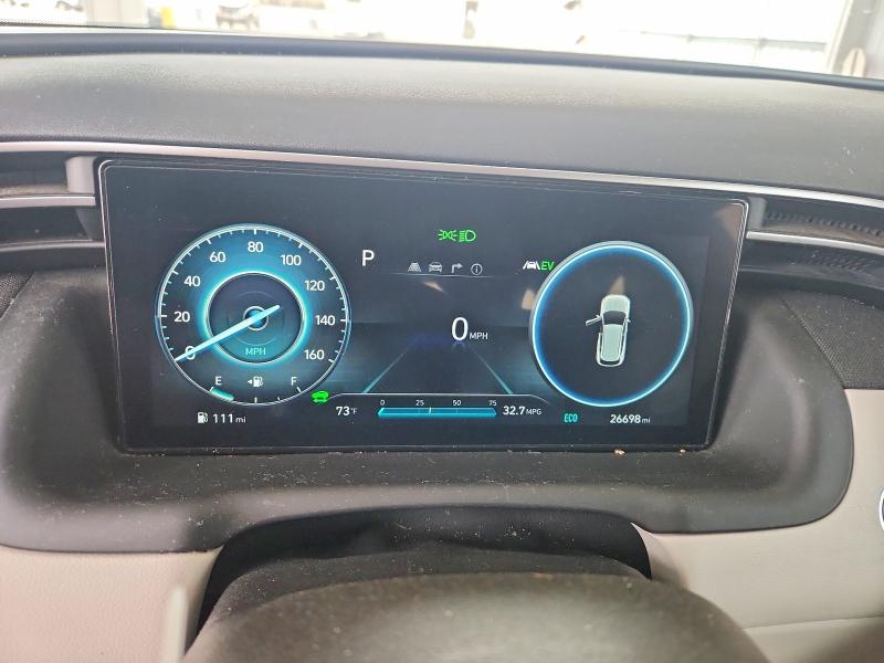 2024 Hyundai Tucson VIN KM8JCCD17RU149717 COPART salvage auction — FRONT END, In - Cert Of Title-Salvage Title, sold $13,800 on 2026-09-14 (photo 9)