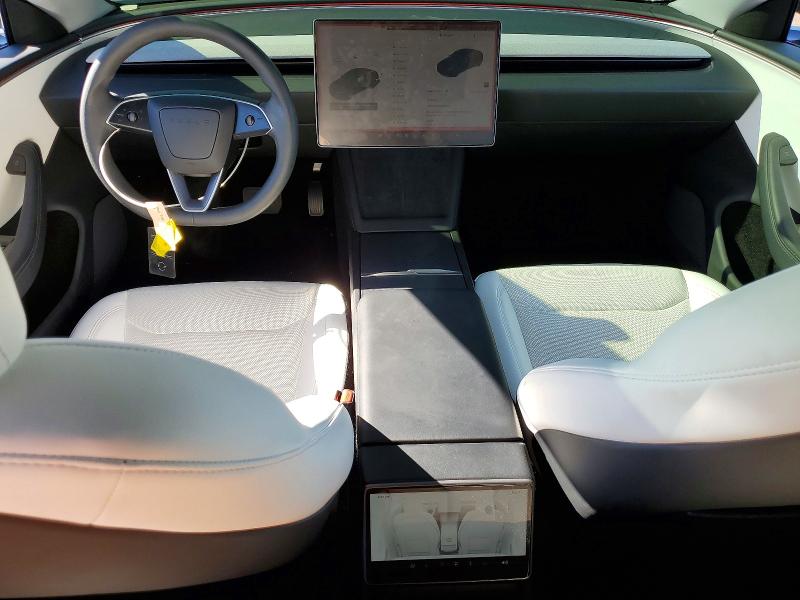 2025 Tesla Model 3 VIN 5YJ3E1EA9SF981987 COPART salvage auction — FRONT END, Salvage Title, sold $12,200 on 2026-07-13 (photo 8)