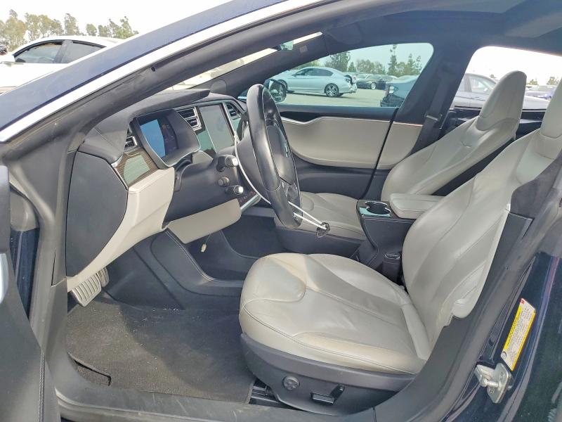2014 Tesla Model s VIN 5YJSA1H11EFP55806 COPART salvage auction — FRONT END, Ca - Salvage Certificate, sold $2,750 on 2026-07-30 (photo 7)