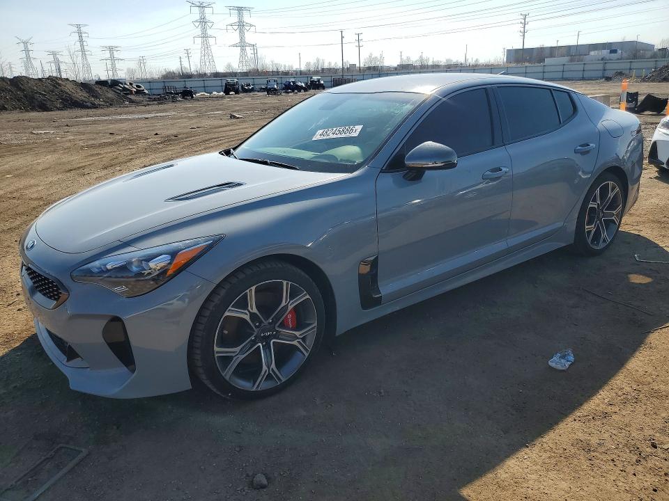 2018 Kia Stinger VIN KNAE35LC2J6039183 COPART salvage auction — NORMAL WEAR, Il - Salvage Certificate, sold $10,300 on 2026-07-14 (photo 1)
