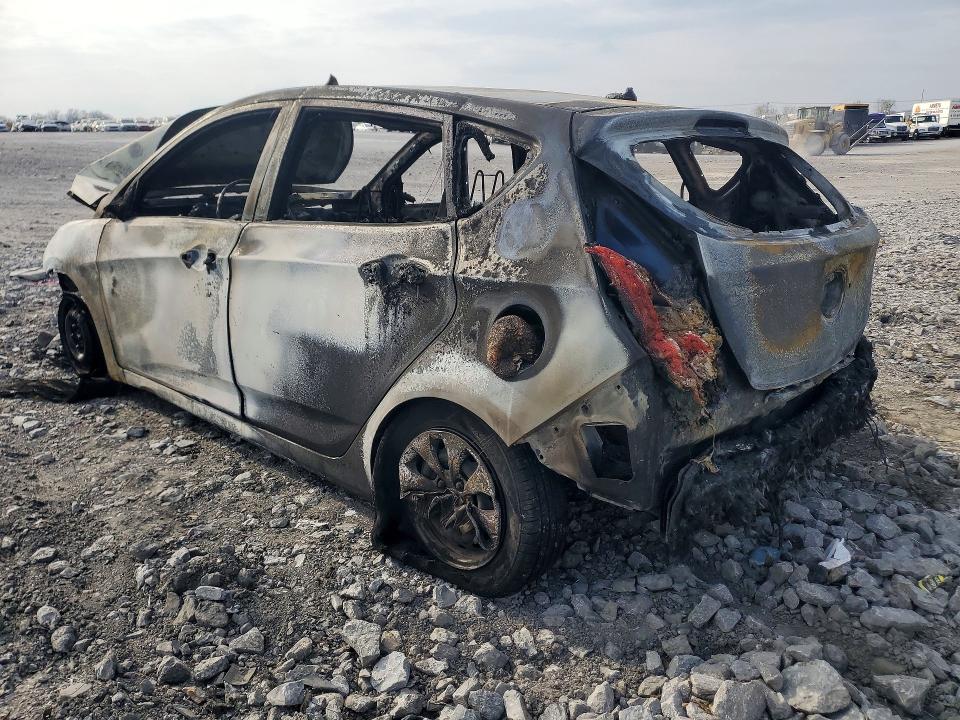 2016 Hyundai Accent VIN KMHCT5AE4GU245846 COPART salvage auction — BURN, PA - CERTIFICATE OF SALVAGE, sold $150 on 2026-07-22 (photo 2)