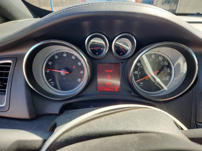 2016 Buick Cascada VIN W04WT3N57GG106898 COPART salvage auction — FRONT END, Oh - Cert Of Title-Salvage, sold $1,400 on 2026-07-22 (photo 9)