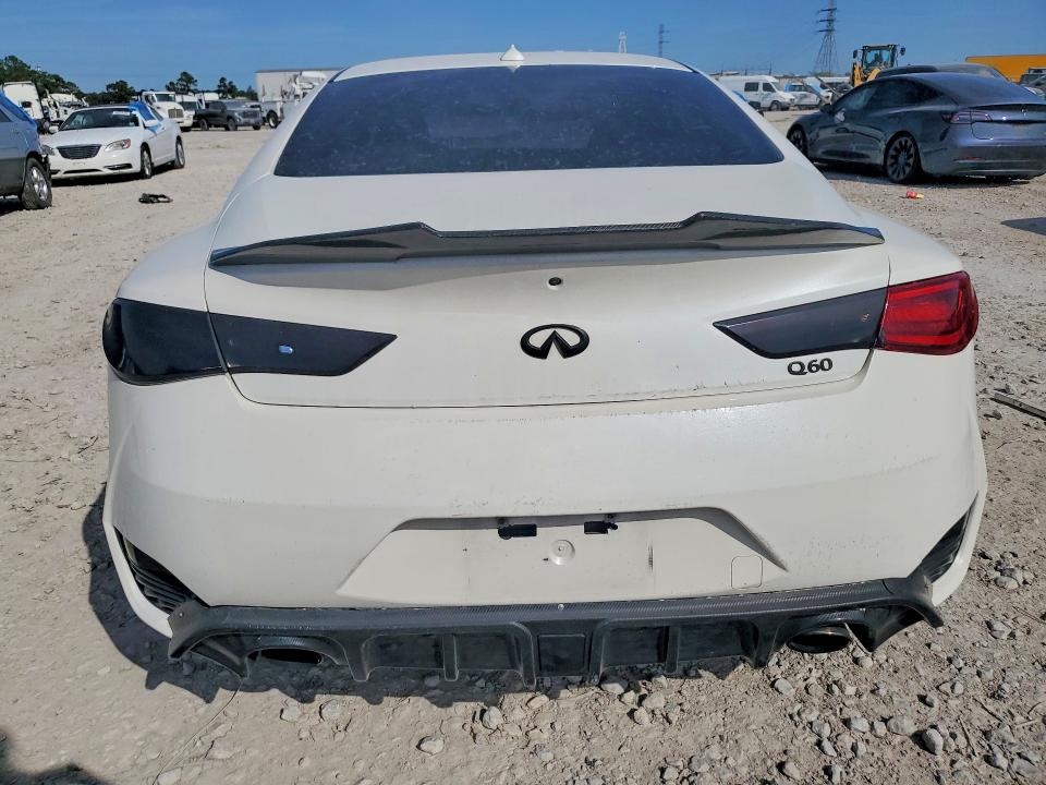 2017 Infiniti Q60 VIN JN1EV7EK3HM361000 COPART salvage auction — FRONT END, Tx - Salvage Vehicle Title, sold $2,400 on 2026-07-10 (photo 6)