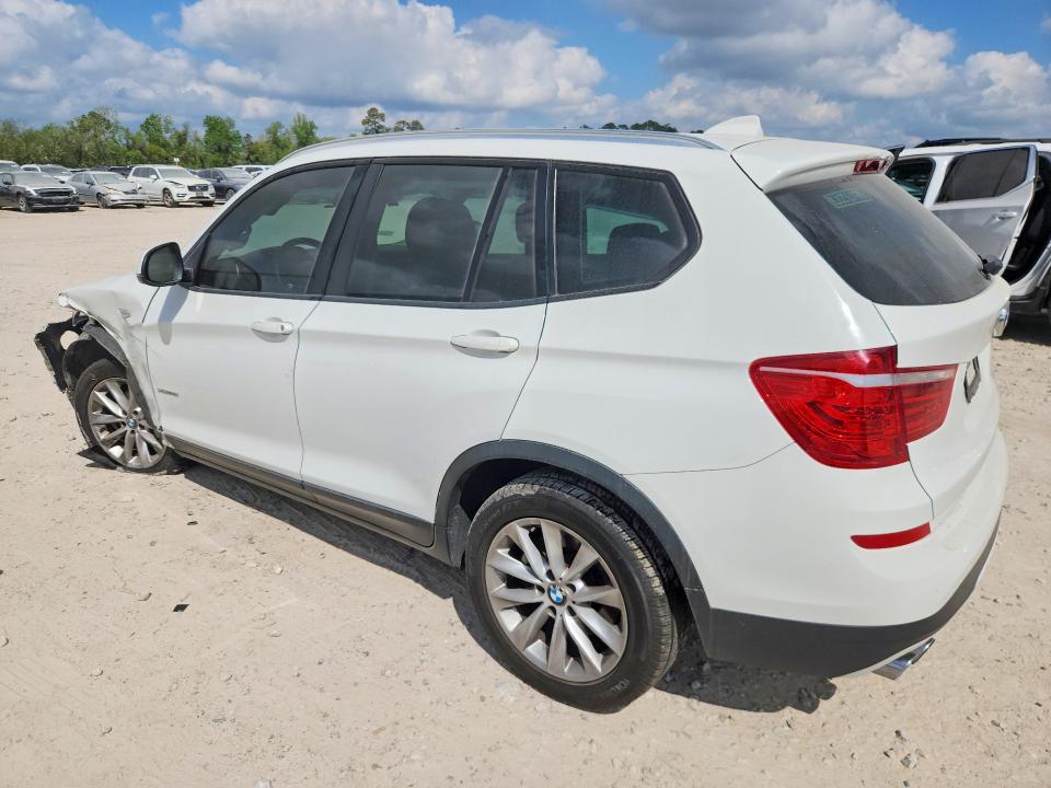 2017 BMW X3 VIN 5UXWX9C32H0T20883 COPART salvage auction — FRONT END, Tx - Salvage Vehicle Title, sold $2,300 on 2026-07-21 (photo 2)