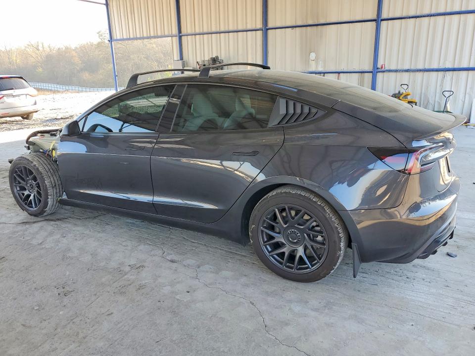 2025 Tesla Model 3 VIN 5YJ3E1EA6SF998777 COPART salvage auction — Front End, GA - CERT OF TITLE-SALVAGE, sold $13,400 on 2026-05-14 (photo 2)